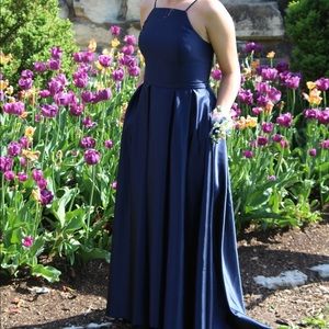 Formal Navy Dress (prom)